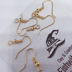 Gold Ball French Hooks