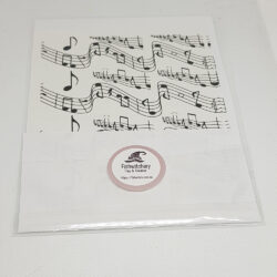 Musical Notes Water Soluble Transfer
