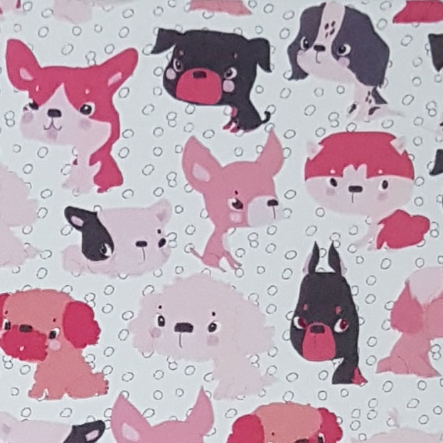 Pink Puppies Transfer Close Up