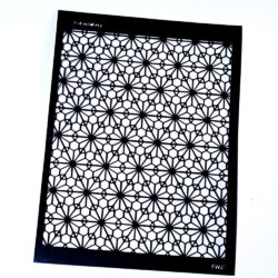 Geo Flora 'Black Magic' Texture & Stencil Sheet