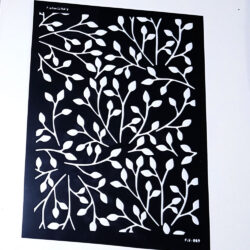 Leafy Spray 'Black Magic' Texture & Stencil Sheet
