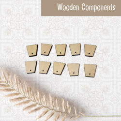 Shapes No. 1 Wooden Earring Toppers